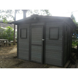 caseta en madera plastica