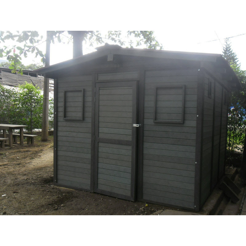 caseta en madera plastica