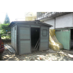 caseta en madera plastica