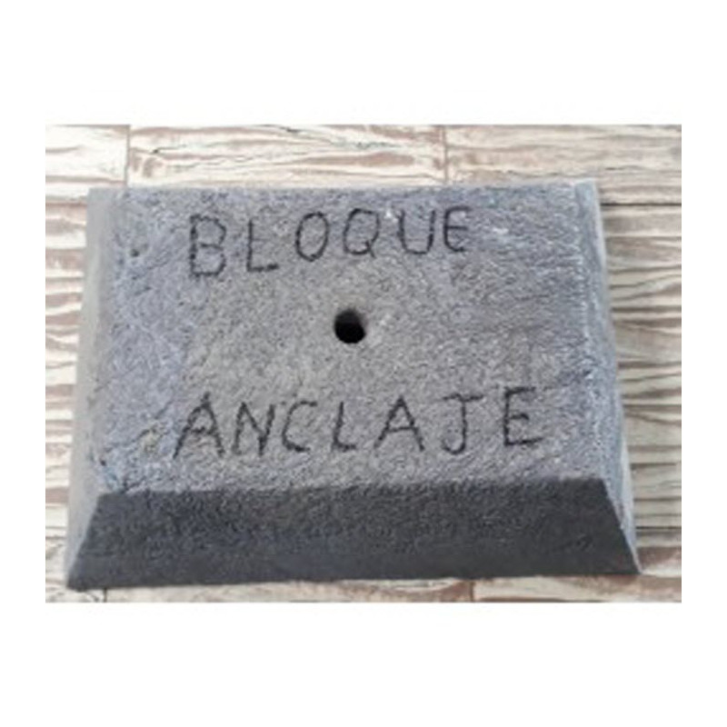 bloque de anclaje