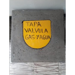 tapa válvula gas y agua