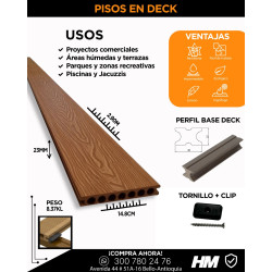 Pisos en Deck WPC